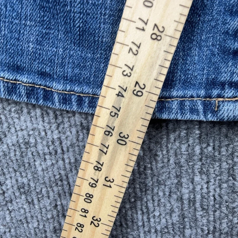 Lucky Brand 361 Vintage Straight Jeans Mens 34x30 Medium Wash Blue Stretch Denim